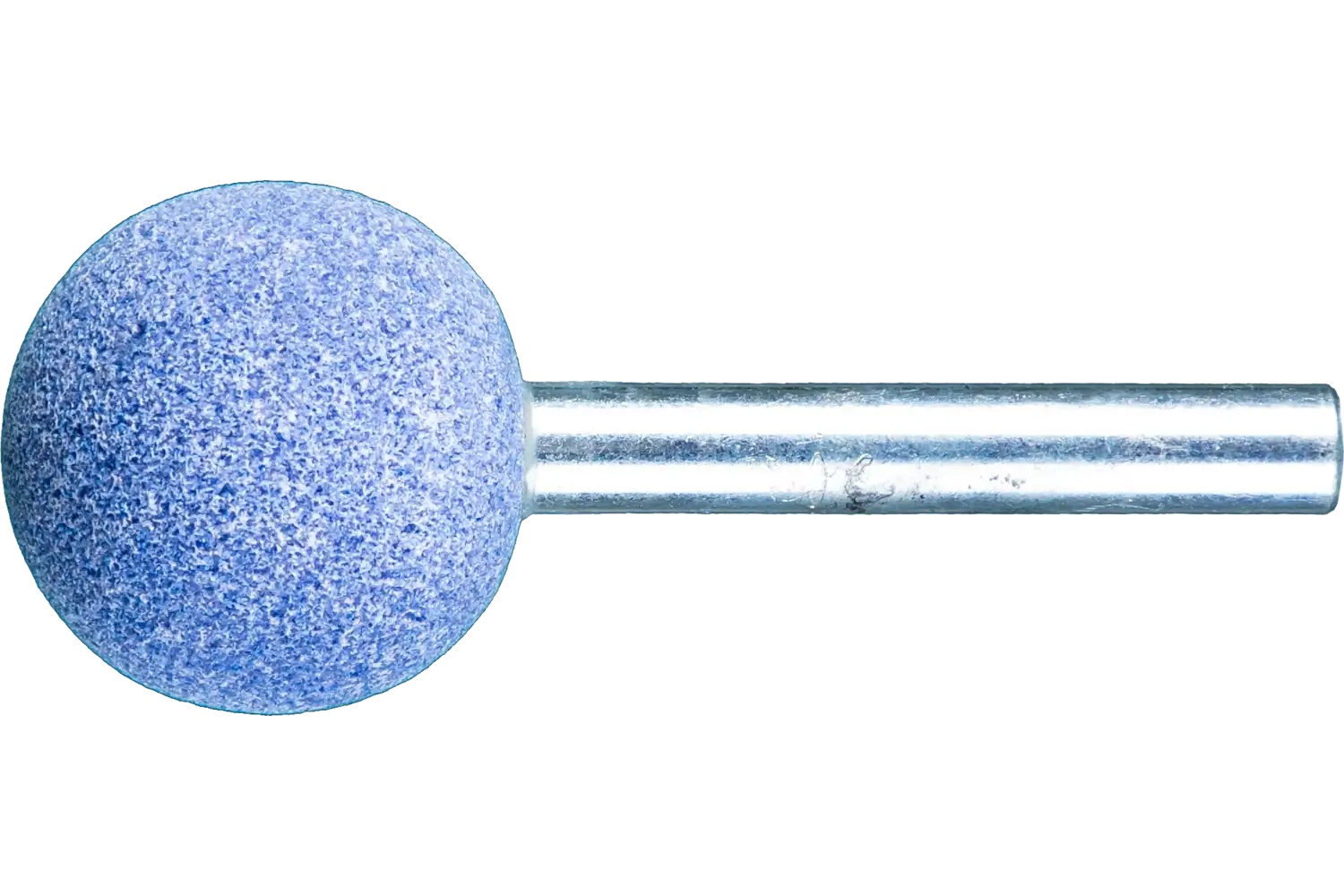 Picture of Pferd Vitrified Mounted Point, TOUGH, 1" x 1, 80 Grit, A25, Ceramic Oxide, 1/4" Shank